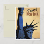Briefkaart voor reizen in New York (Voorkant / Achterkant)