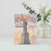 Briefkaart voor reizen in New York (Staand voorkant)