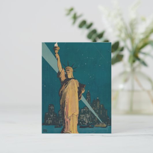 Briefkaart voor reizen in New York (Staand voorkant)