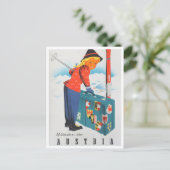 Briefkaart voor reizen in Oostenrijk (Staand voorkant)