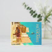  Briefkaart voor reizen naar Mexico (Staand voorkant)