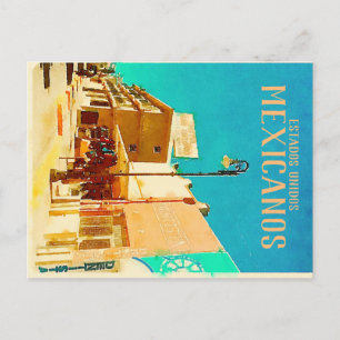  Briefkaart voor reizen naar Mexico