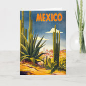  Briefkaart voor reizen naar Mexico (Voorkant)
