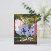 Briefkaart voor reizen tussen Puerto Rico (Staand voorkant)