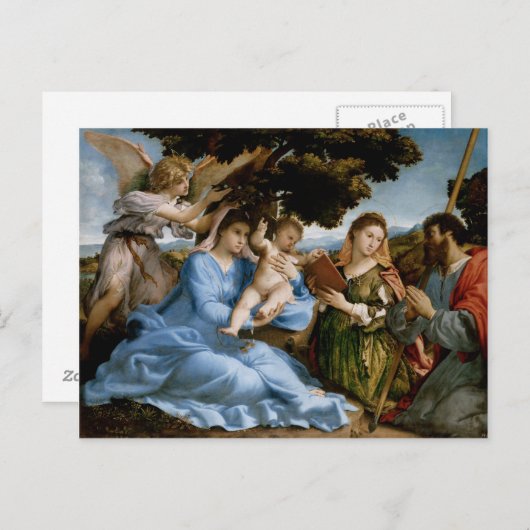 Briefkaart voor religieuze kunst (Voorkant / Achterkant)