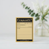 briefkaart voor restaurant visitekaartje (Staand voorkant)