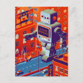 briefkaart voor robotinvasie (Voorkant)