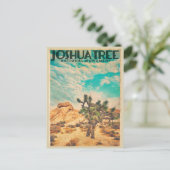 Briefkaart voor rondreis met Joshua-bomen (Staand voorkant)