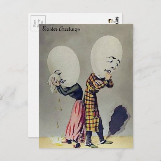 Briefkaart voor  roosters (Voorkant / Achterkant)