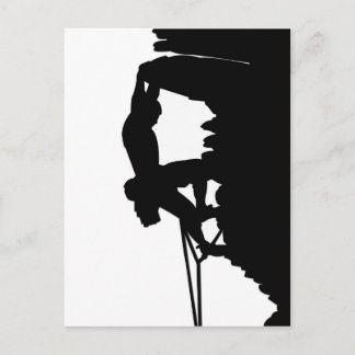 Briefkaart voor rotsklimmen