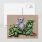 Briefkaart voor rotting en trekkers (Voorkant / Achterkant)