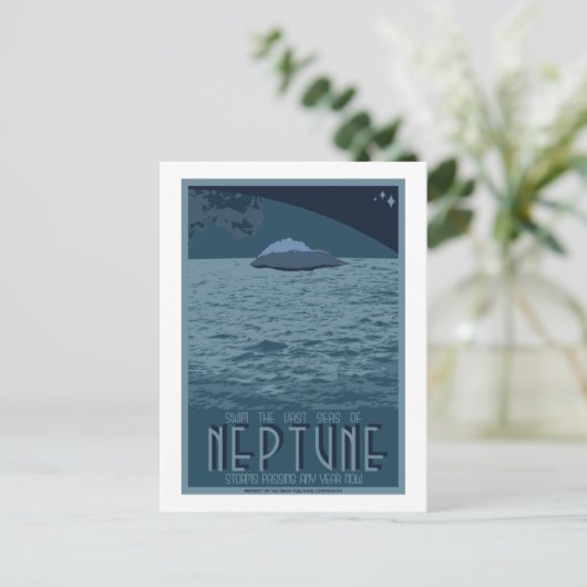 Briefkaart voor ruimtevaart (Staand voorkant)