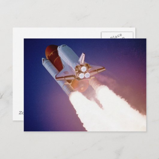 Briefkaart voor ruimtevaart (Voorkant / Achterkant)