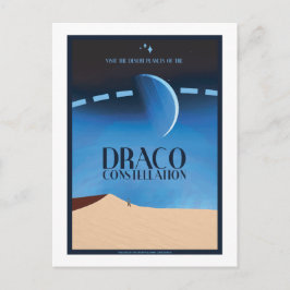 Briefkaart voor ruimtevaart - Draco-constellatie