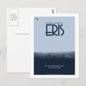 Briefkaart voor ruimtevaart - Eris (Voorkant / Achterkant)