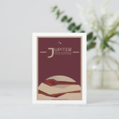Briefkaart voor ruimtevaart - Jupiter (Staand voorkant)
