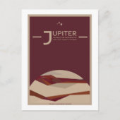 Briefkaart voor ruimtevaart - Jupiter (Voorkant)