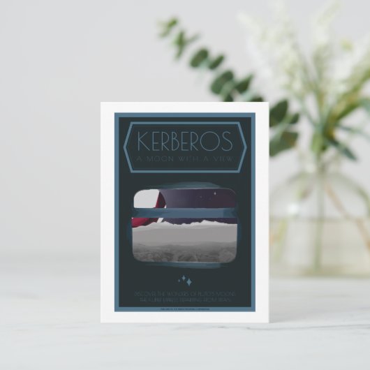 Briefkaart voor ruimtevaart - Kerberos (Staand voorkant)