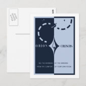 Briefkaart voor ruimtevaart - Orion Cruisers (Voorkant / Achterkant)