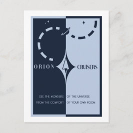 Briefkaart voor ruimtevaart - Orion Cruisers