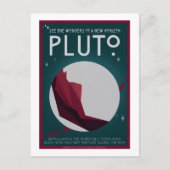 Briefkaart voor ruimtevaart - Pluto (Voorkant)