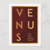 Briefkaart voor ruimtevaart - Venus (Voorkant)