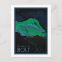 Briefkaart voor ruimtevaart - Wolf 1061c