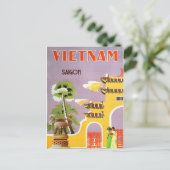 Briefkaart voor Saigon Travel (Staand voorkant)