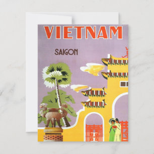 Briefkaart voor Saigon Travel
