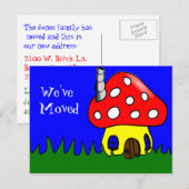 briefkaart voor Schattigee adreswijziging (Voorkant / Achterkant)