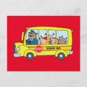 Briefkaart voor schoolbuskinderen (Voorkant)