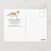 Briefkaart voor Schotse vetkat Moving Announcement (Achterkant)