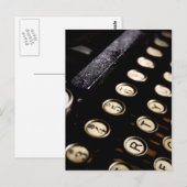 Briefkaart voor schrijfmachines (Voorkant / Achterkant)