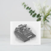 Briefkaart voor schrijfmachines (Staand voorkant)