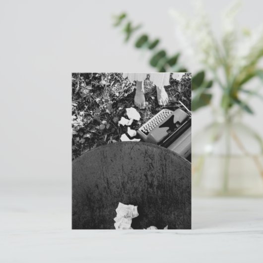 Briefkaart voor schrijfmachines (Staand voorkant)