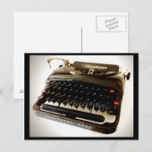 Briefkaart voor  schrijfmachines - Remington-raand (Voorkant / Achterkant)
