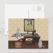  Briefkaart voor Seamspanningen & Quilters (Voorkant / Achterkant)