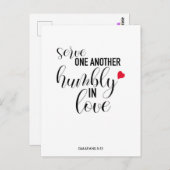 briefkaart voor "Serve One A"-prijsopgave (Voorkant / Achterkant)