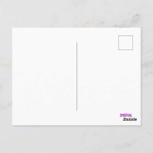 briefkaart voor "Serve One A"-prijsopgave (Achterkant)