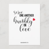 briefkaart voor "Serve One A"-prijsopgave (Voorkant)