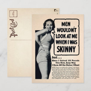 Briefkaart voor  Skinny Girl Advertisement