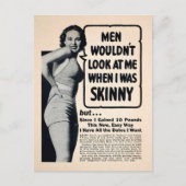 Briefkaart voor Skinny Girl Advertisement (Voorkant)