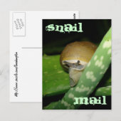 Briefkaart voor slakkenpost (Voorkant / Achterkant)