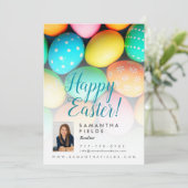 Briefkaart voor snelle Feestdagen Realtor Greeting (Staand voorkant)