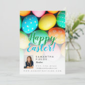 Briefkaart voor snelle Feestdagen Realtor Greeting (Staand voorkant)