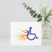 Briefkaart voor snelle stoel (Staand voorkant)