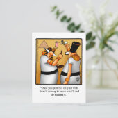 Briefkaart voor sociale media Humor "Spectickles" (Staand voorkant)