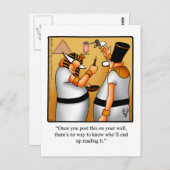 Briefkaart voor sociale media Humor "Spectickles" (Voorkant / Achterkant)