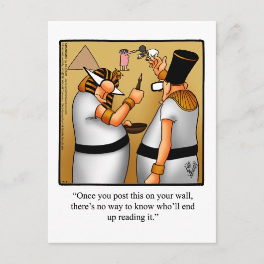 Briefkaart voor sociale media Humor "Spectickles" (Voorkant)