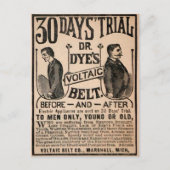 Briefkaart voor spanningsgordel (Voorkant)